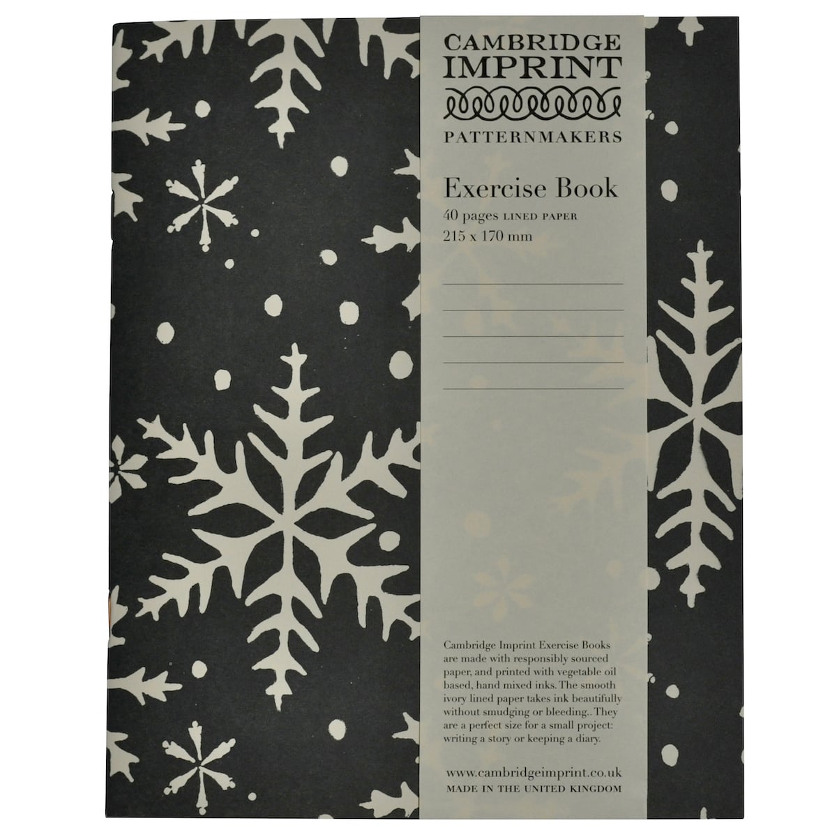 Exercise Book Snowflake (Lined)