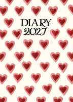Emma Bridgewater Double Hearts A6 Diary 2027