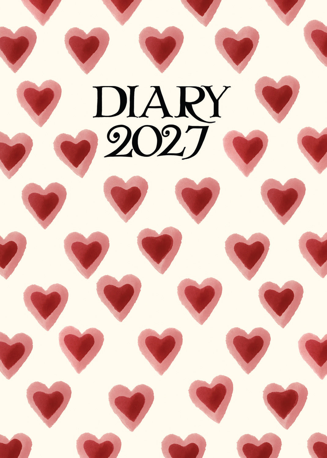 Emma Bridgewater Double Hearts A6 Diary 2027