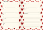 Emma Bridgewater Double Hearts A6 Diary 2027