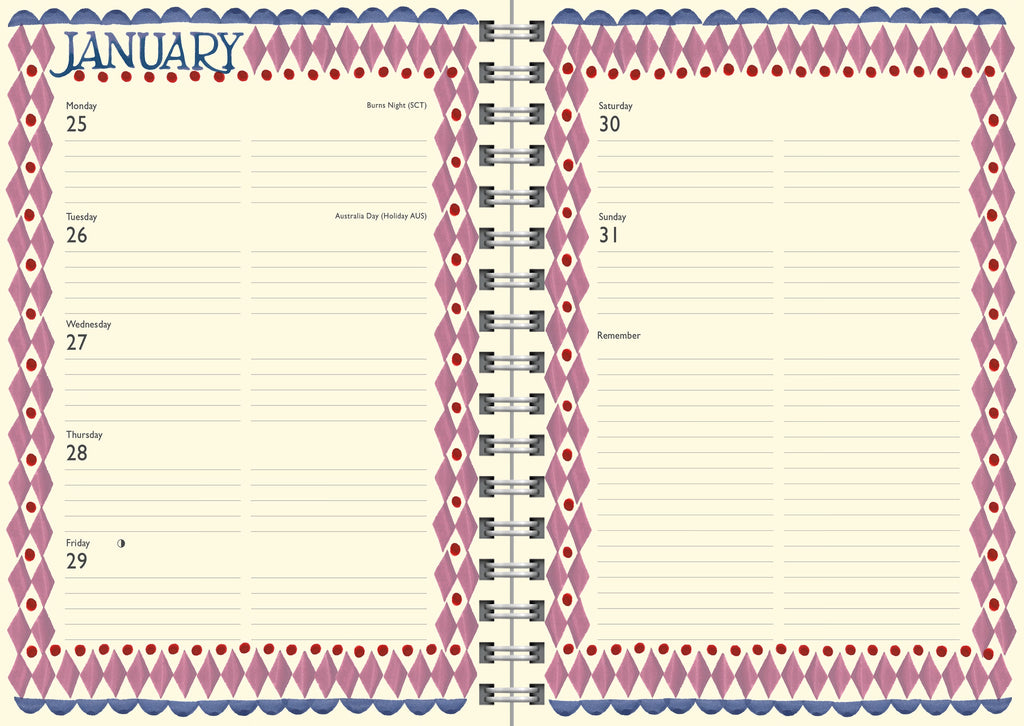 Emma Bridgewater Sponged Deluxe Diary 2027