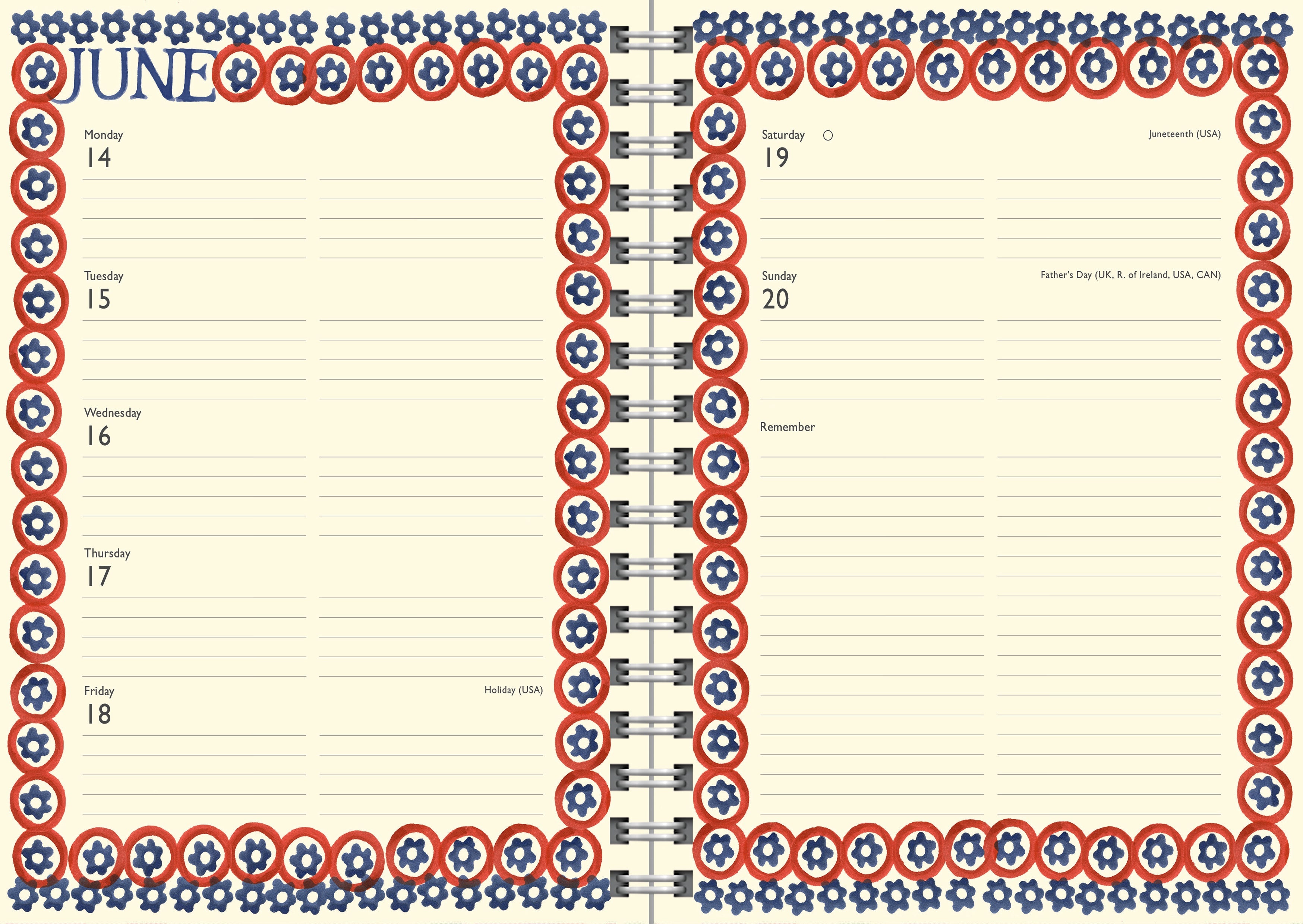 Emma Bridgewater Sponged Deluxe Diary 2027
