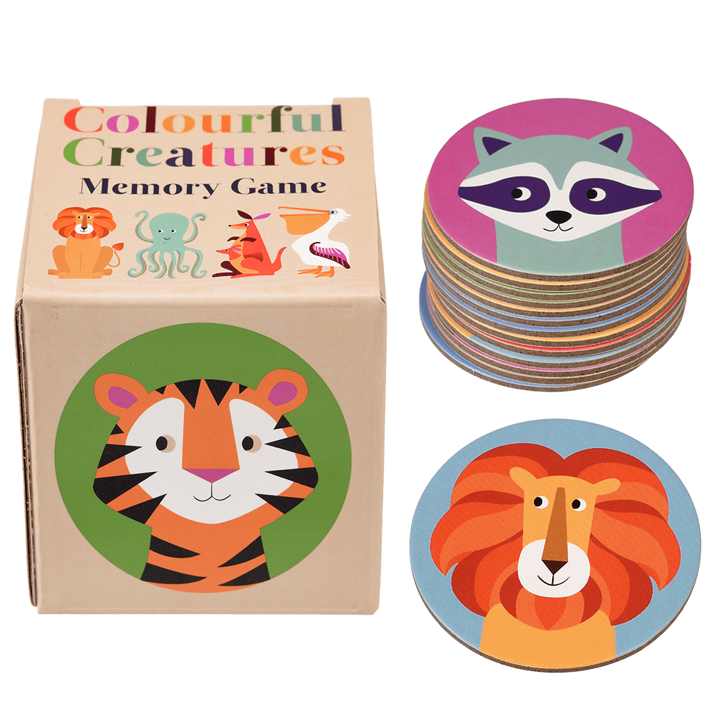 Memory game (24 pieces) - Colourful Creatures