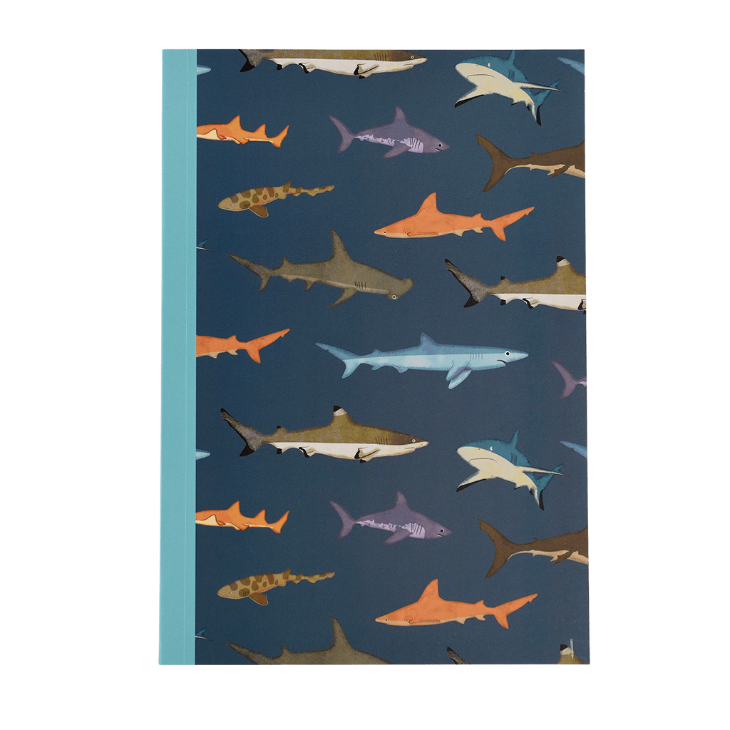 A5 notebook - Sharks