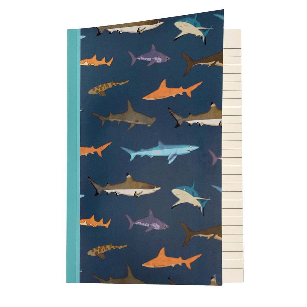 A5 notebook - Sharks