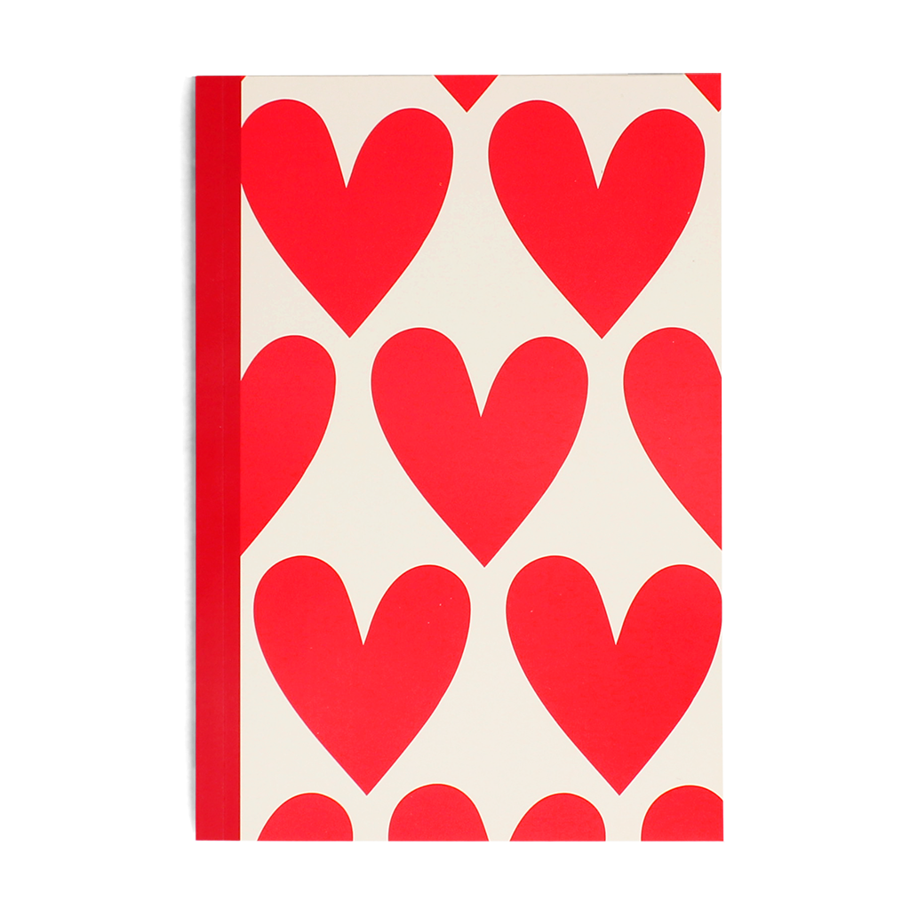A5 notebook - Hearts