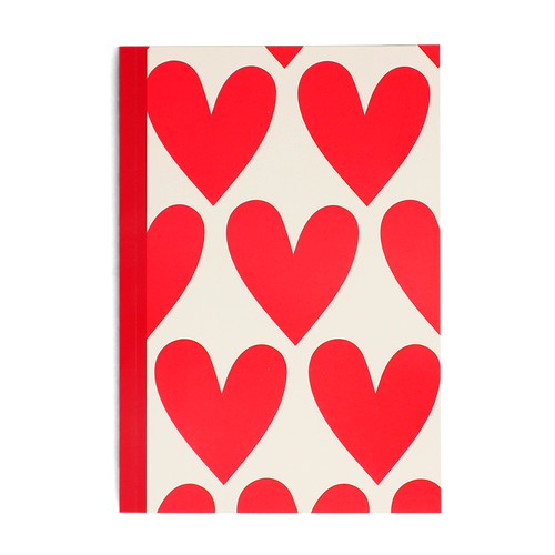 A5 notebook - Hearts