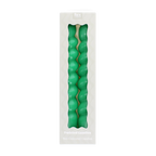 Twisted candles (pack of 2) - Dark green