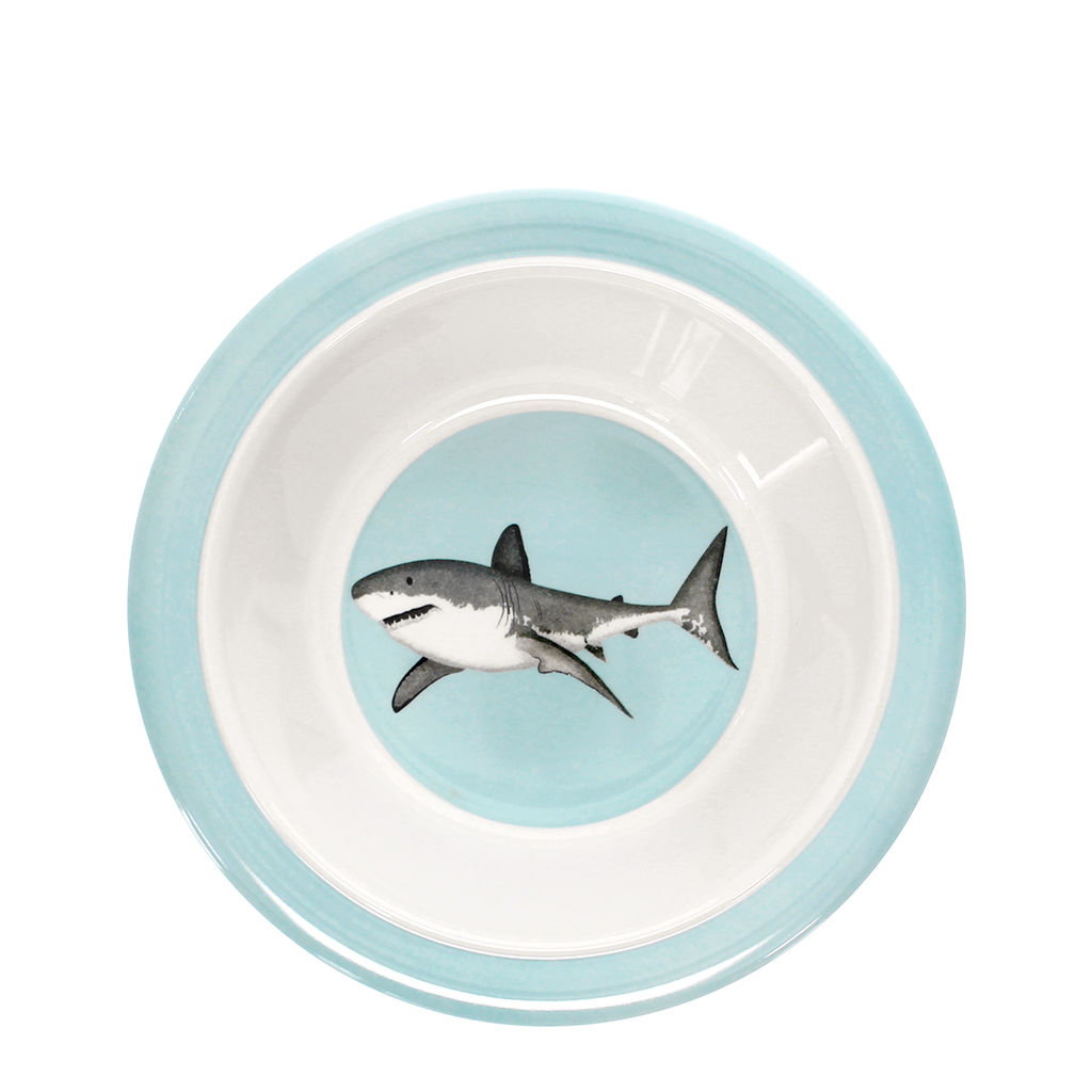Children's melamine bowl - Sharks