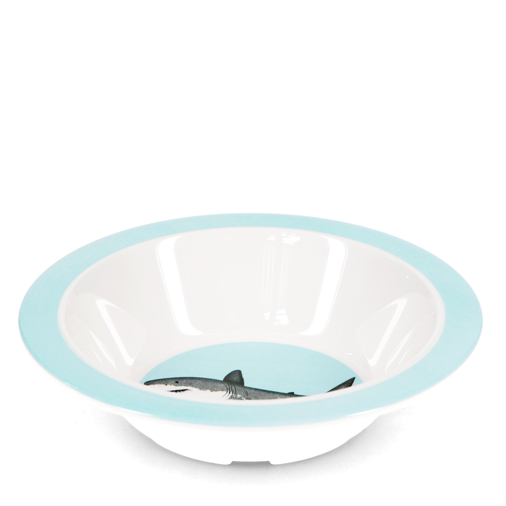 Children's melamine bowl - Sharks