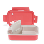 Double wall lunch box with divider - Rose pink