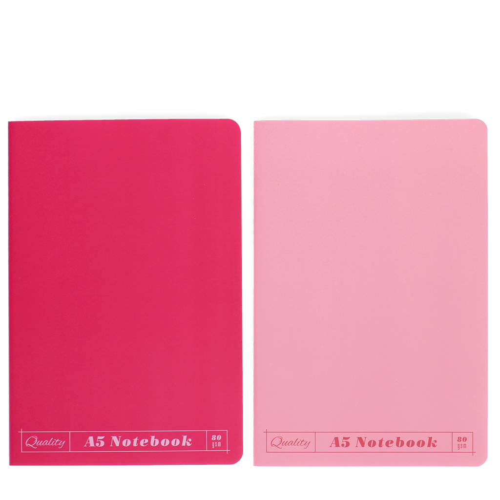 A5 notebooks (set of 2) - Pinks