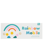 Wooden rainbow mobile
