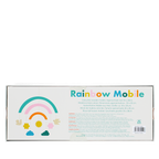 Wooden rainbow mobile