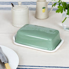 Ceramic butter dish - Green