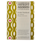 Pocket Notebook Persephone Bright Olive and Cool Pink