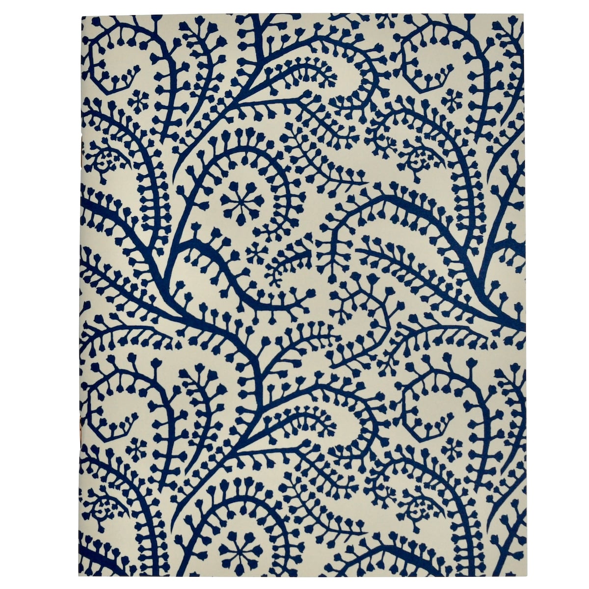 Exercise Book Seaweed Paisley Prussian Blue (Lined)