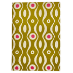 Pocket Notebook Persephone Bright Olive and Cool Pink