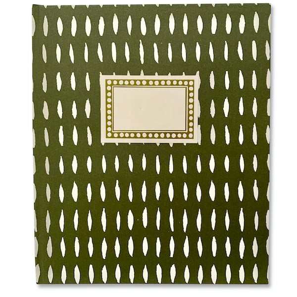 Large Hardback Notebook Seed Dark Olive
