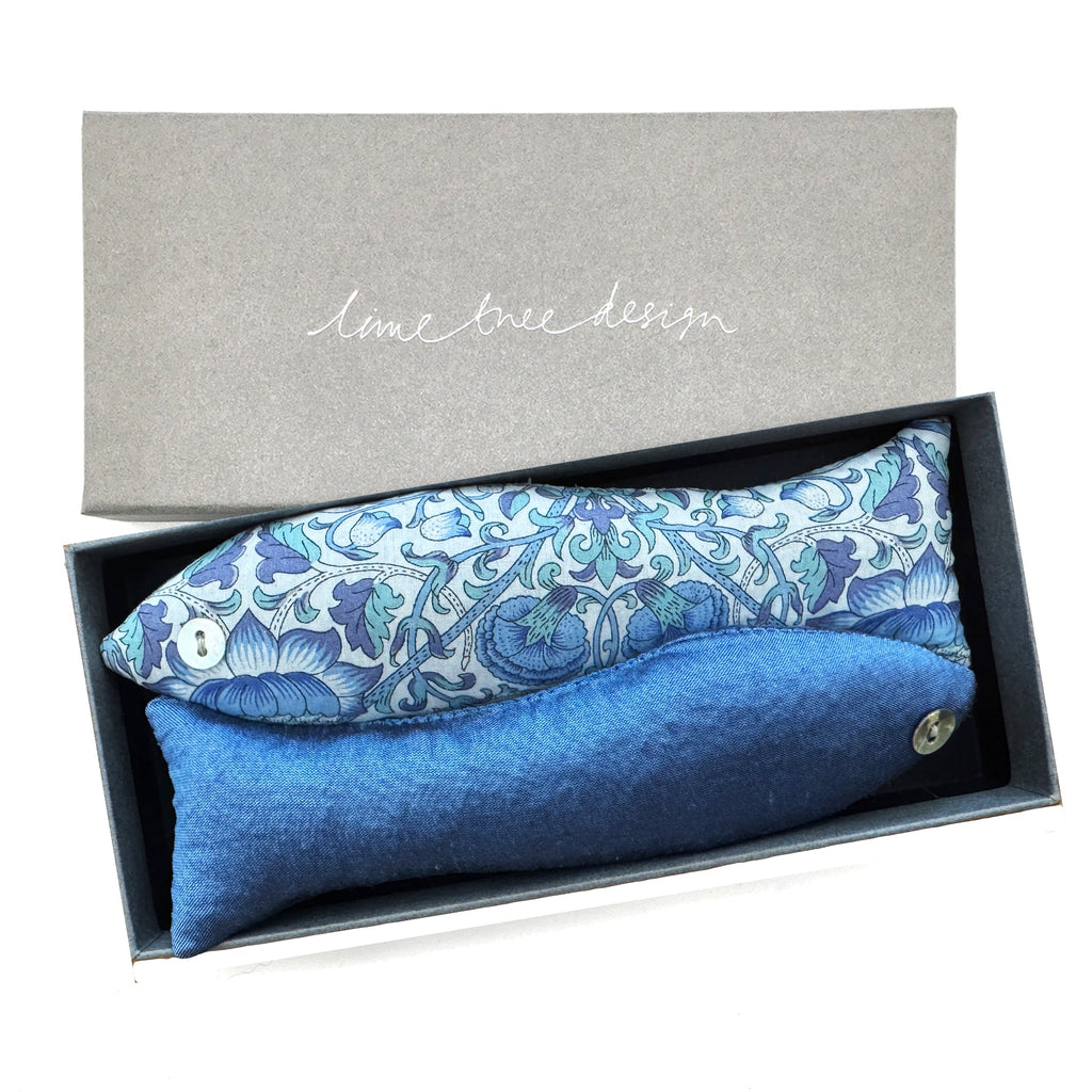 Box of 2 lavender fish, St Ives print