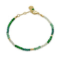 Milos Mixed Gemstone Beaded Bracelet Prehnite Moss Agate Green Aventurine