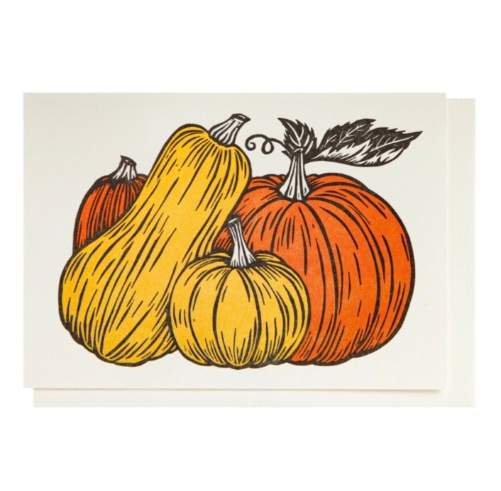 Pumpkins Note Card.