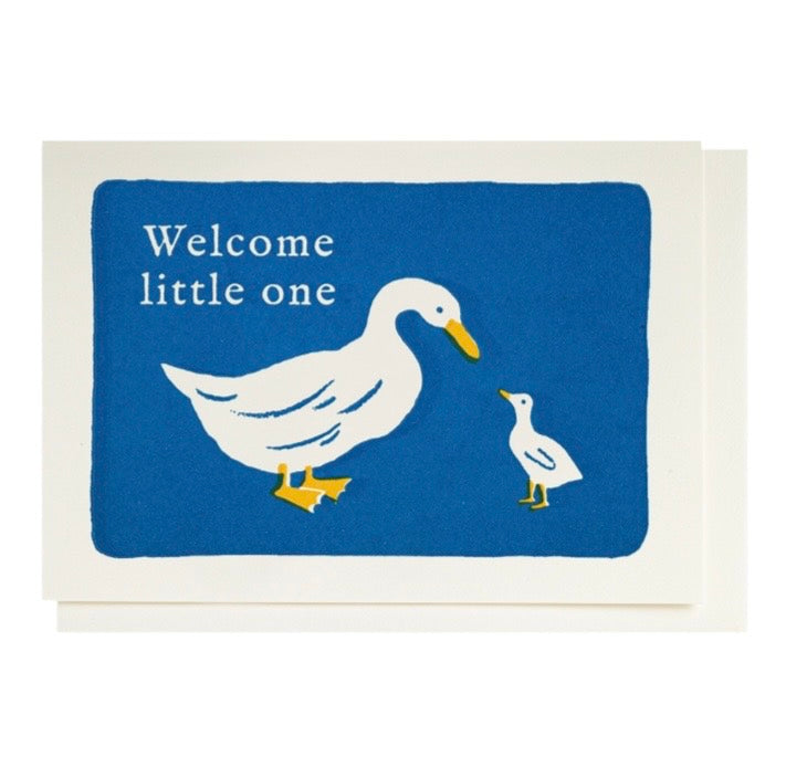 Welcome Little One Note Card and Envelope.