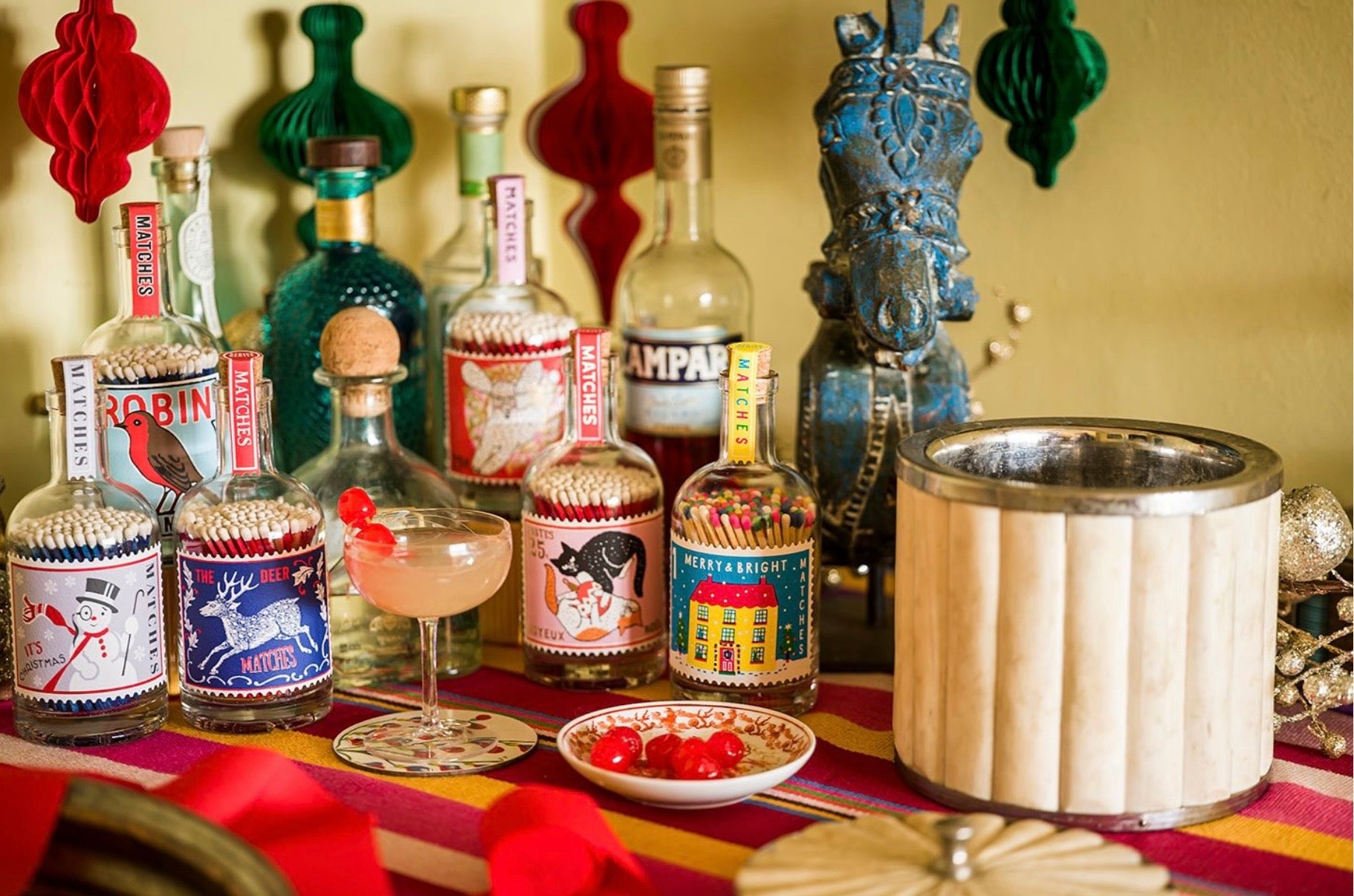 The Robin Match Bottle