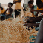 Vea Natural Handwoven Small Basket by FraFra Collective