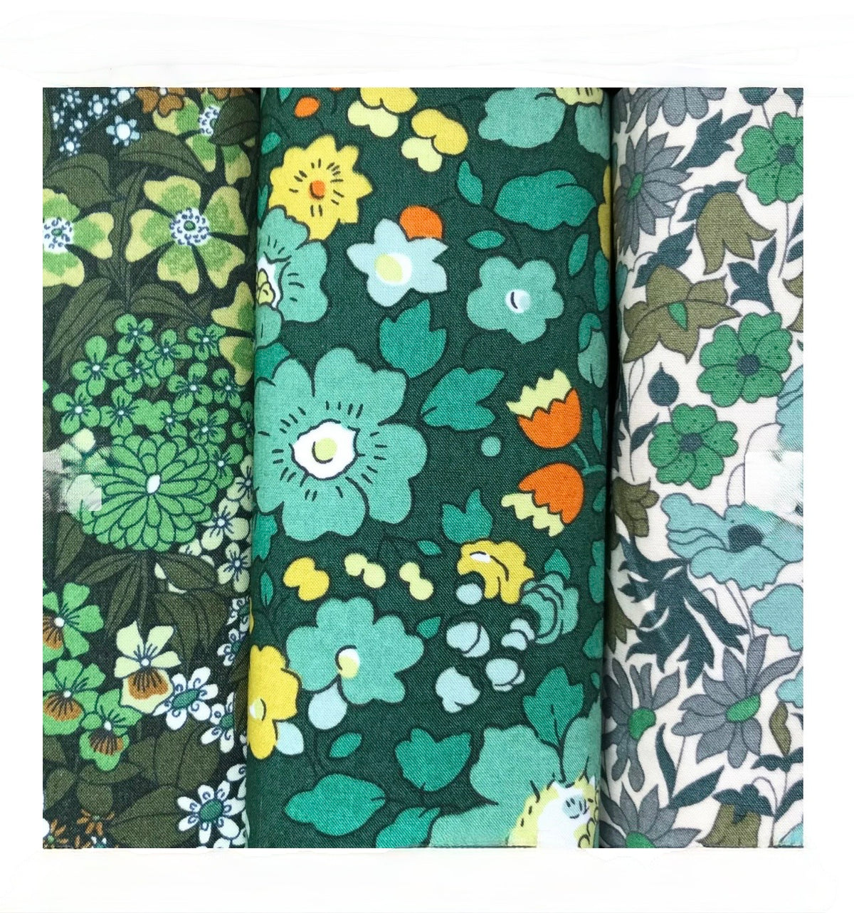 Evergreen Liberty Lawn set of three Hankies