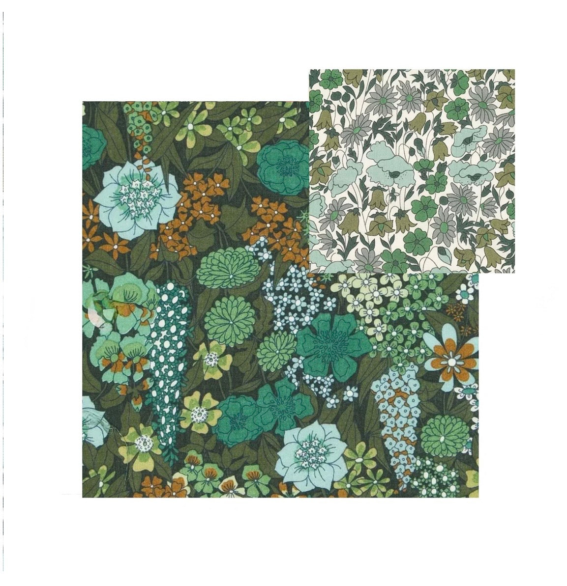 Evergreen Liberty Lawn set of three Hankies