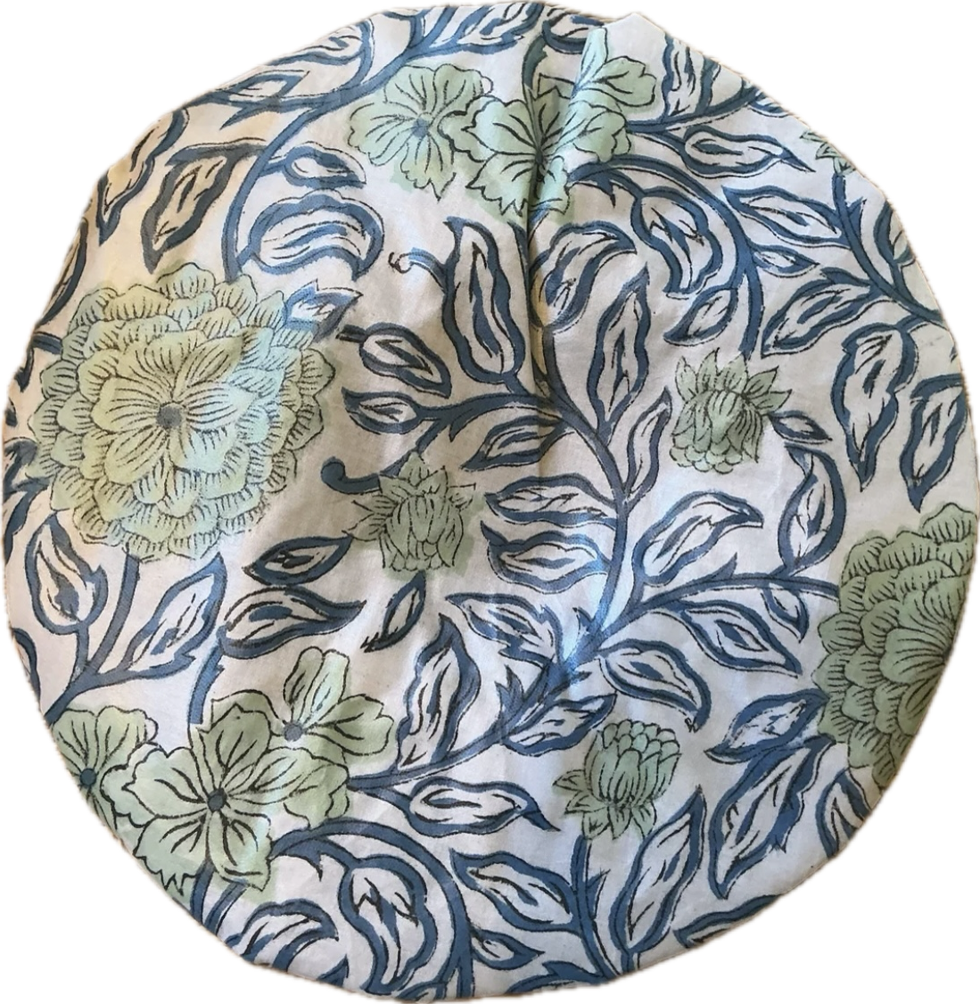 Caro London olive green and blue Shower Cap
