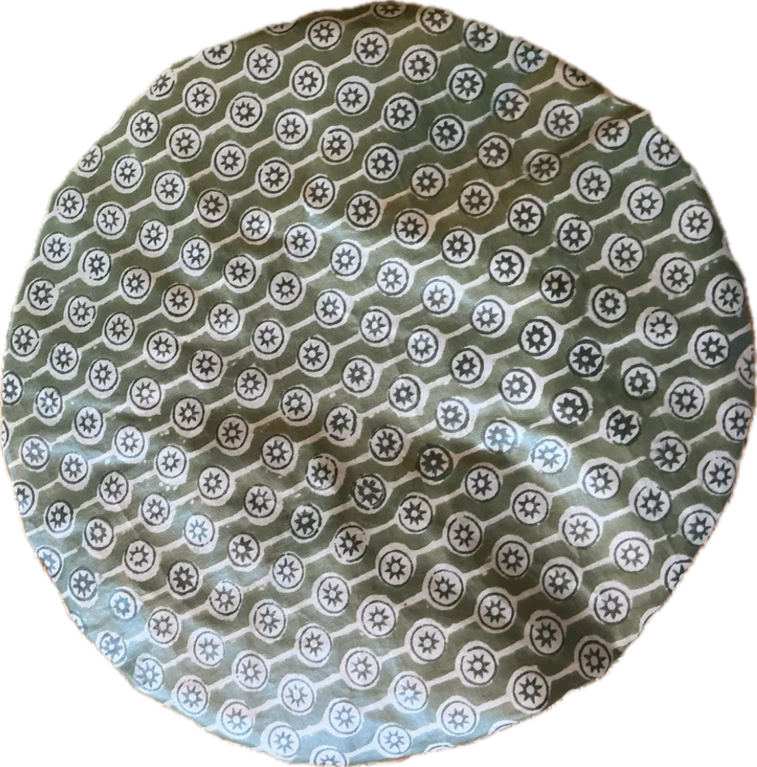 Caro London Shower Cap Moss Green with Star Design