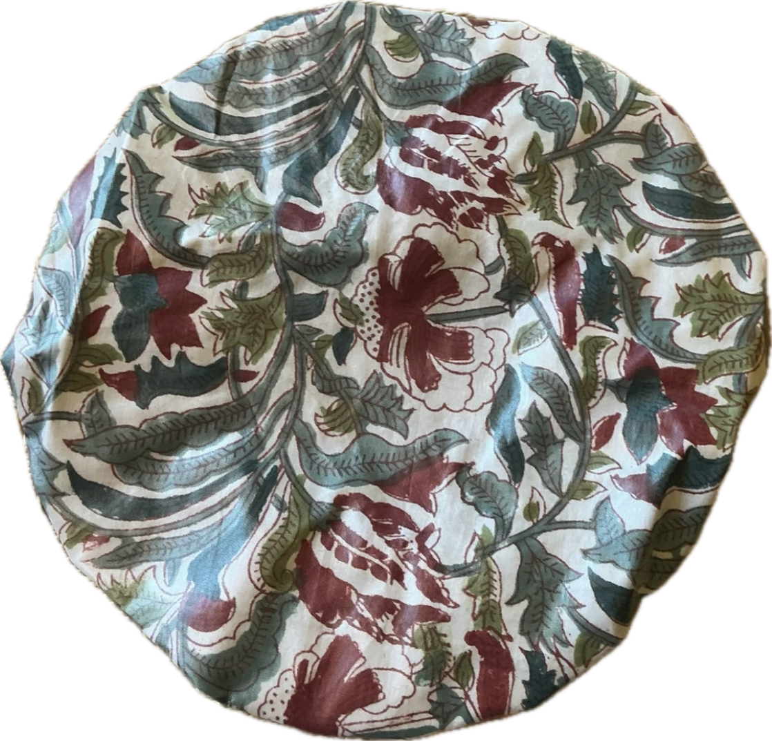 Caro London Shower Cap Wild Hedgerow Flowers and Thistle