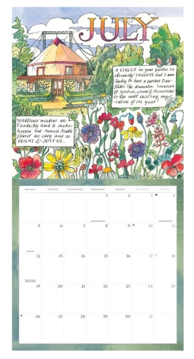 A Year In The Country Wall Calendar by Mathew Rice