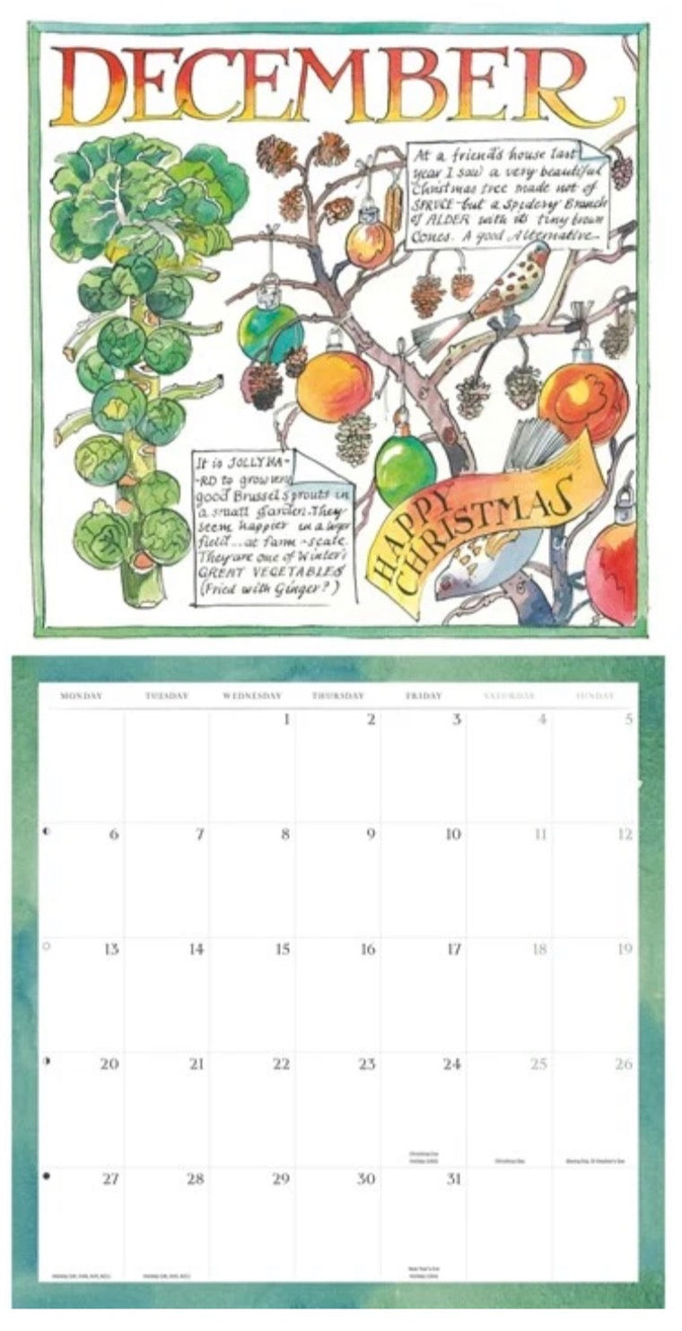 A Year In The Country Wall Calendar by Mathew Rice