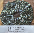 The William Morris Collection Hair Scrunchie: Bluebell Tapestry in Greens and Blues