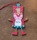 Christmas Guardsman Wooden Tree Decoration or Name Placement
