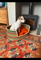 Hand Woven Premium Dog Basket by Fra Fra Medium