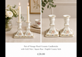 Royal Winton Floral Candlesticks