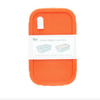 Double wall lunch box with divider-orange