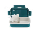 Double wall lunch box with divider - Blue