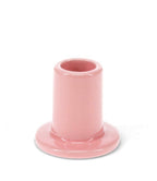 Ceramic tube candle holder - Pink