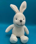 Knitted Cotton Bunny Rattle for Newborns