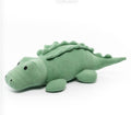 Large soft green crocodile