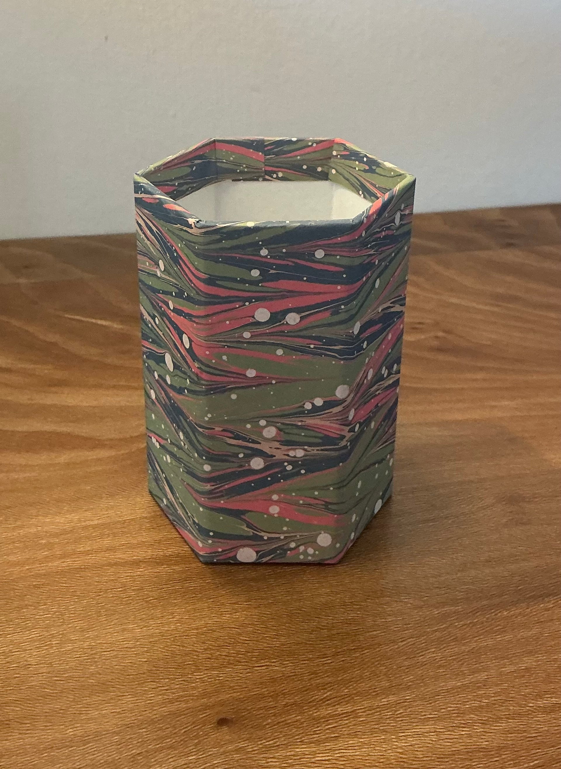 Compton Marbling Pen pot