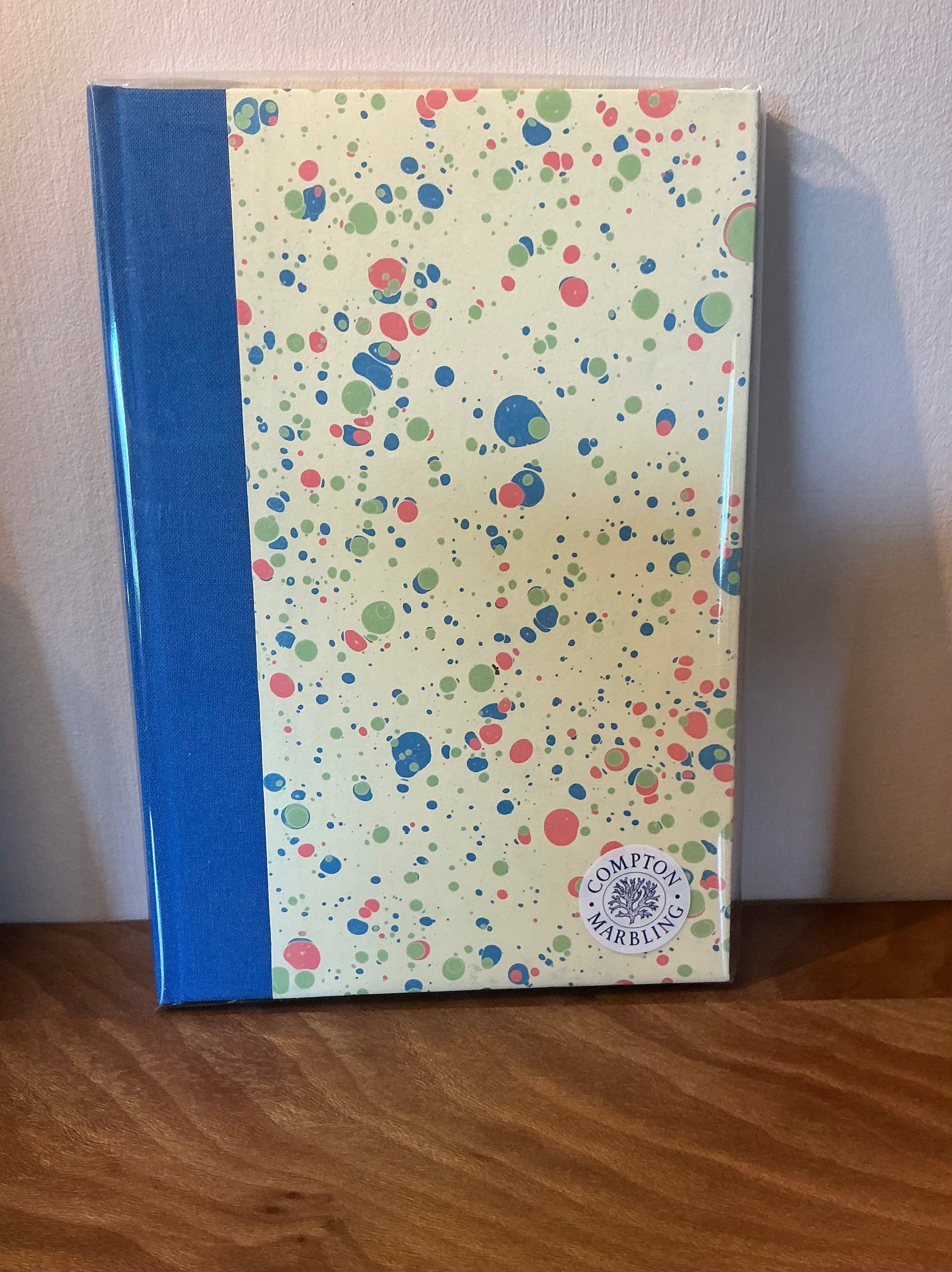 Compton Marbling A5 lined hardback notebook