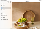 Natural Honey coloured Rattan Tray