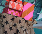 Star Print Christmas Sack