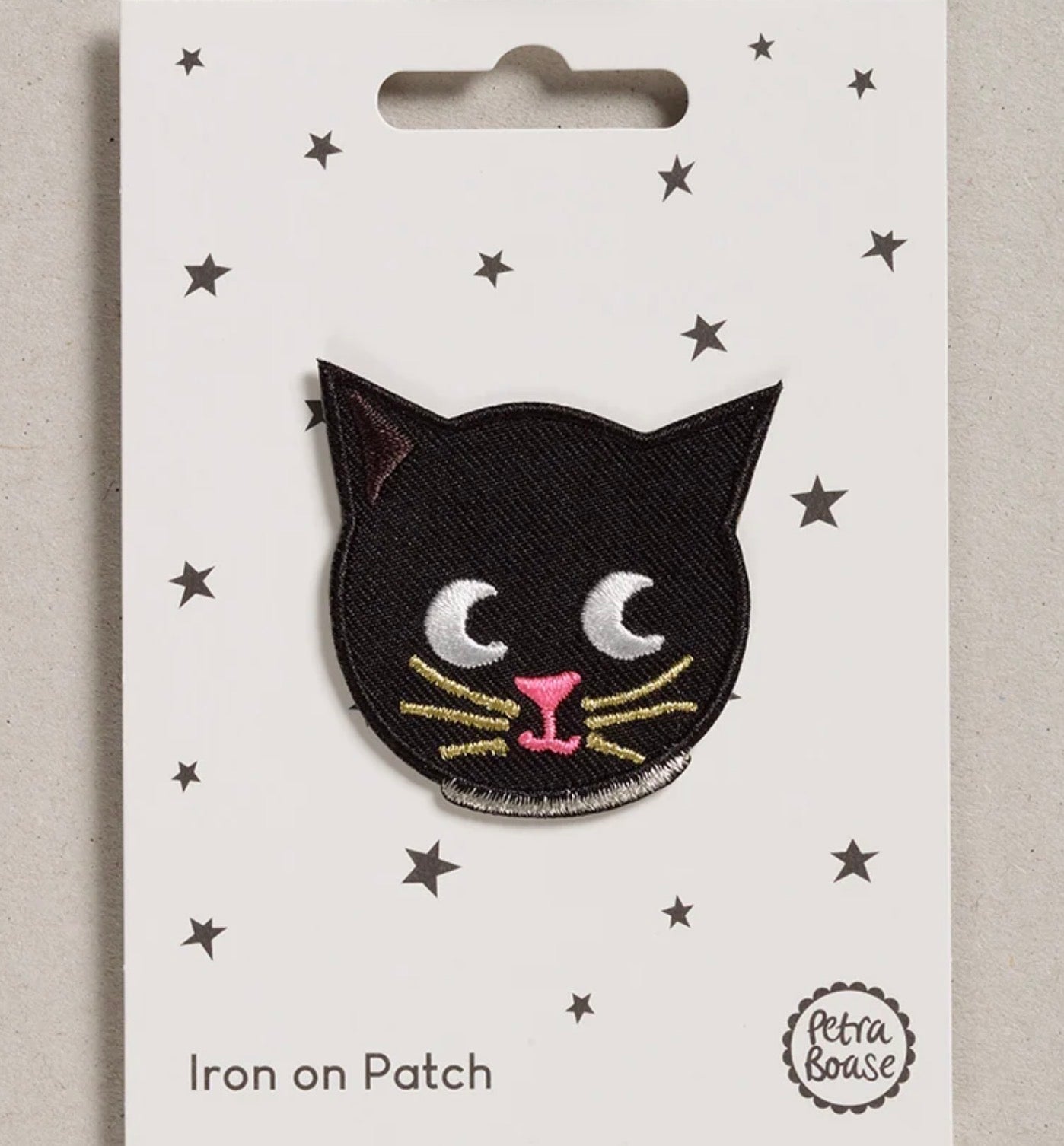 Cat Face iron on Patch